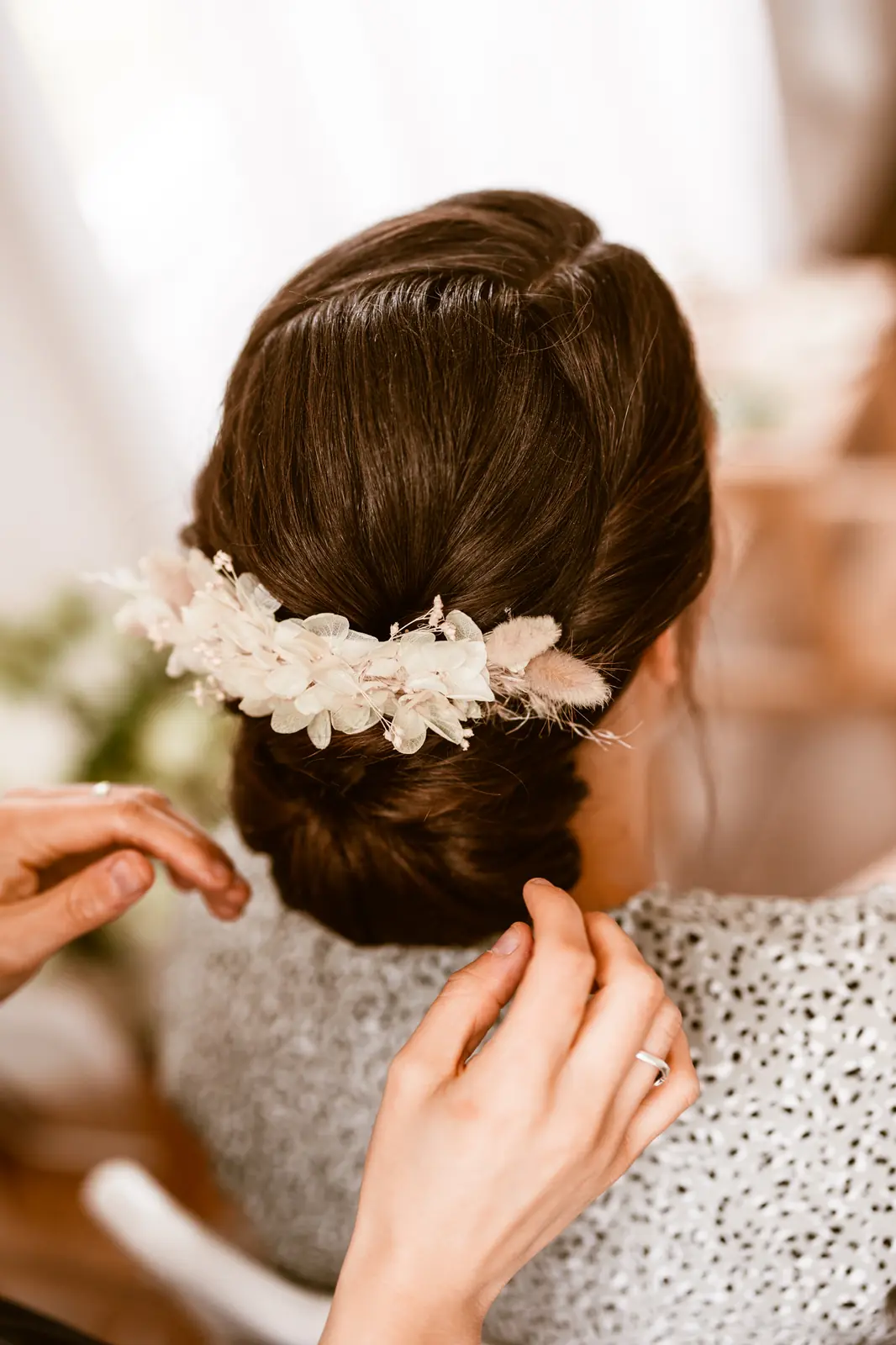 Chignon bas torsadé