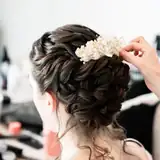 Tresse floue romantique